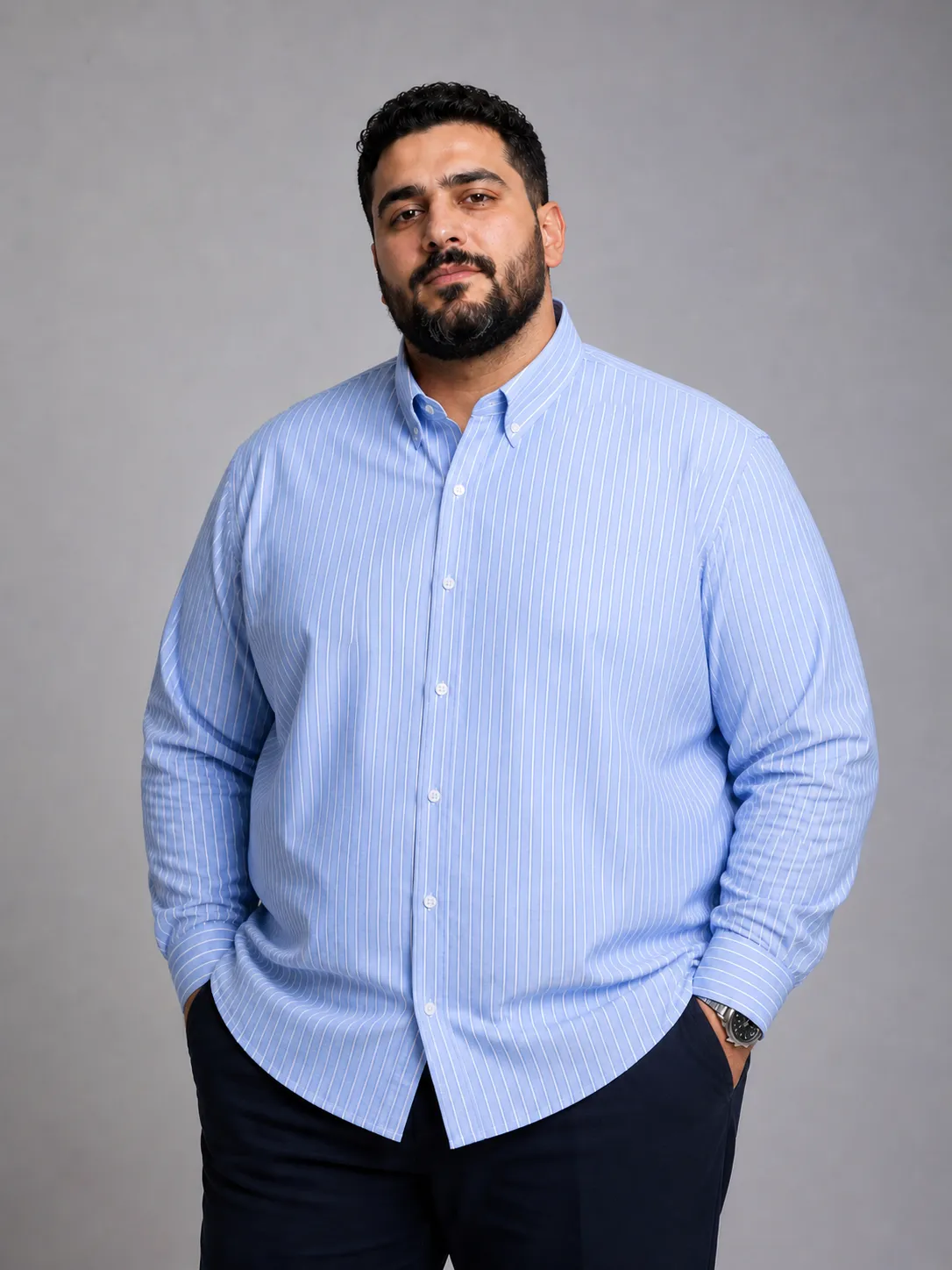 striped Oxford shirt