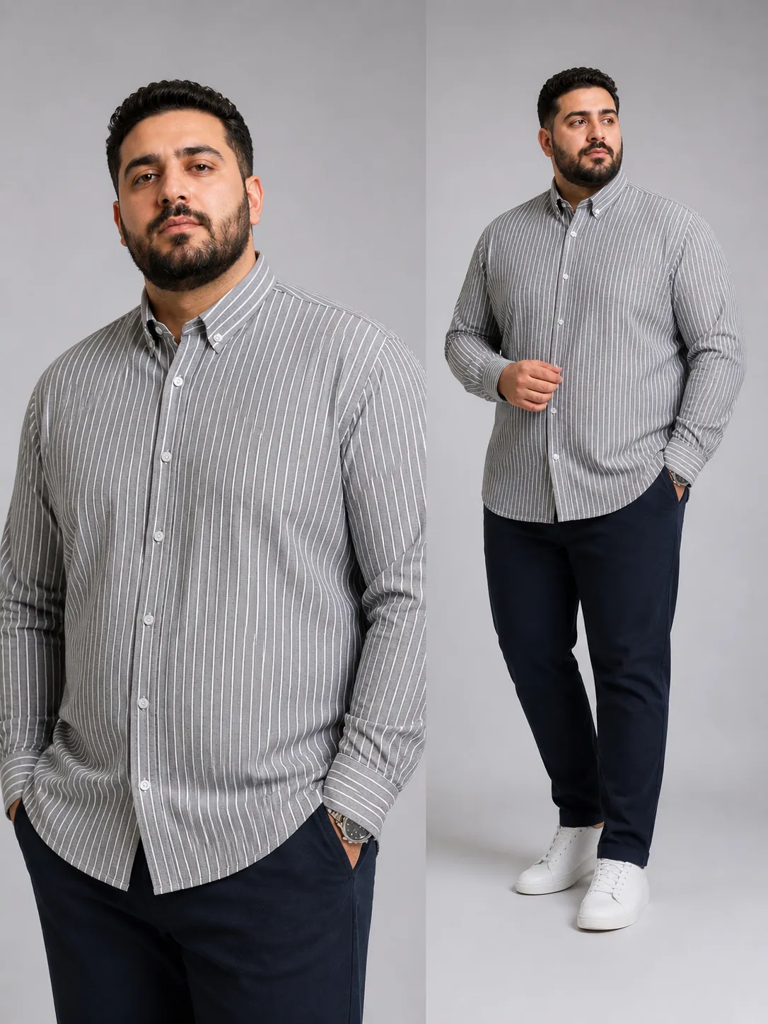 striped Oxford shirt